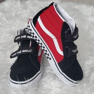 Vans Sk8 Mid Reissue V Logo Pop Checkerboard Skate